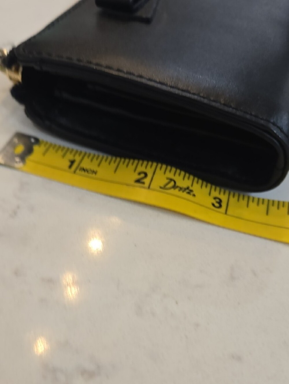 kate spade Black Bow Zip Wallet with Gold Accent New With Tags - Picture 12 of 12